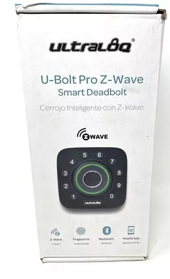 Ultraloq U-Bolt Pro Z-Wave Smart Deadbolt • $155