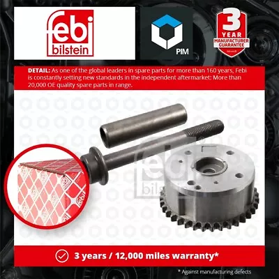 Camshaft Adjuster Fits SKODA RAPID 1.4 12 To 15 CAXA 03C108088F 03C109088B Febi • $285.73