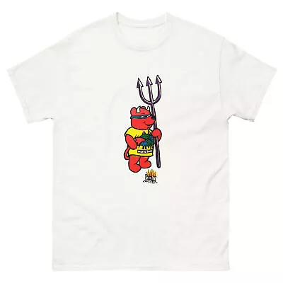 World Industries Red Bear Devil Dagger Vintage Skateboarding T Shirt • $24