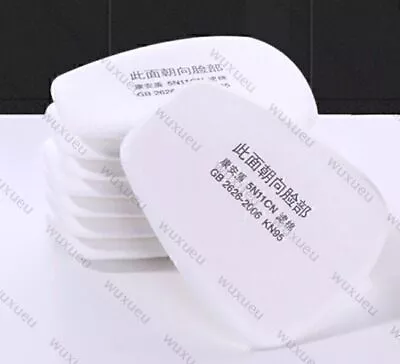 10PCS 5N11CN Particulate Filter Cotton For 3M 6200/7502 Respirator Supplies~~ • $11.10