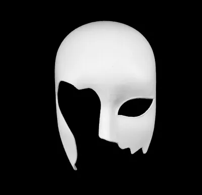 Bulk Blank DIY White Unpaint Masquerade Mask Polyresin Base Halloween Costume • $8.46
