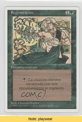 1995 Magic: The Gathering - 4th Edition Spanish Regeneration READ 1i3 • $1.40