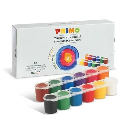 Primo Premium Ready-mix Poster Paint 12 Colours 25 Ml • £10.95