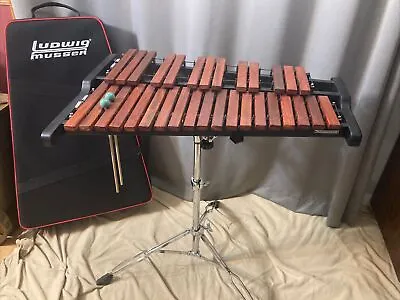 Mint Ludwig Musser 2.5 Octave Xylophone Stand Mallets Travel Case Practicing Pad • $425