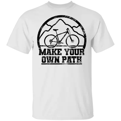 Make Your Own Path Mountain Biking T-Shirt • $24.95