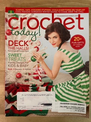 $12 • Buy Crochet Today Magazine December 2009 Retro Holiday Decor