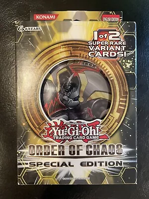 $29.99 • Buy Yu-Gi-Oh TCG ORDER OF CHAOS Special Edition New Factory Sealed 