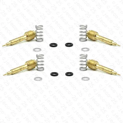 Carb Fuel Air Mixture Screw Yamaha FZR400 XV500K Virago FZ600 FZR600 FZ700 4 SET • $10.20