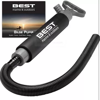 Best Marine & Outdoors Manual Bilge Pump Portable Hand Water Pumps W/ 2ft Hose • $19.79