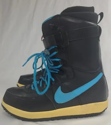 Nike Zoom Force 1 ZF1 Nike Snowboard Boots Shoes 334841-041 Size 13 SBB Black  • $238
