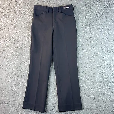 Vtg Majestic Pants Mens 28x26 Gray Double Knit Fabric Rockabilly 60s 70s • $20