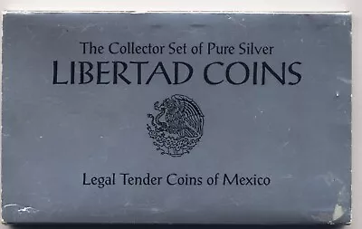 Excellent 1992 5 Coin Set UNC. Mexico Libertad In Original Government Packaging • $59