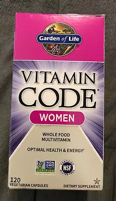 New Garden Of Life Vitamin Code Women Multivitamin Health & Energy 120 Capsules • $25