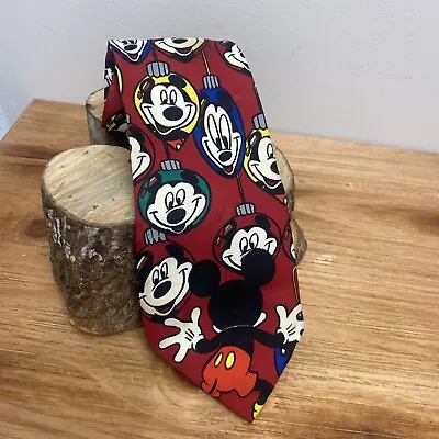 Disney Mickey Mouse Unlimited Mens Necktie Tie Christmas Ornaments By Balancine • $9.99