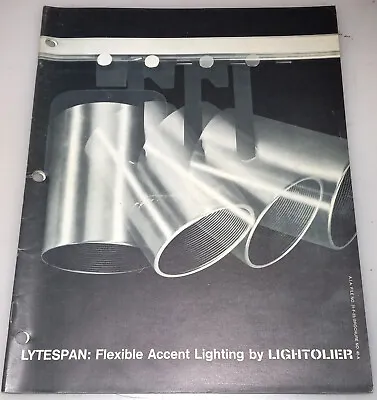 Vintage 1966 Lightolier: Flexible Accent Lighting Brochure No. 40-A • $10