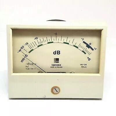 -6-6DB Analog Panel Meter DB VU Meter MK-2A MERA 100x78mm • $60.70