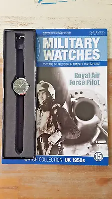 Royal Air Force Pilot Military Watch - Eaglemoss Military Watch Collection No 15 • $15
