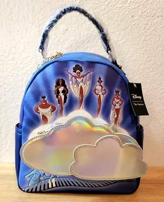 NWT Our Universe Disney Hercules Muses Clouds Mini Backpack + Crossbody Bag Set • $71.99
