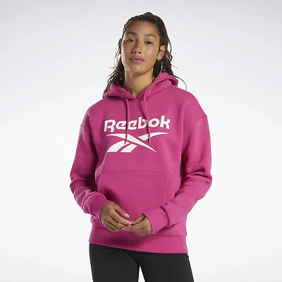 $23.49 • Buy Reebok Women's Identity Logo Fleece Pullover Hoodie