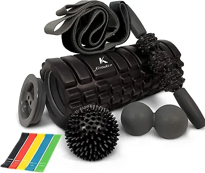 $95.70 • Buy Foam Roller 10in1 Muscle Roller Stick,2 Plantar Fasciitis Ball,Stretching Strap