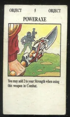 Poweraxe Timescape Purchase Card For Talisman 2nd Edition By Games Workshop • £2