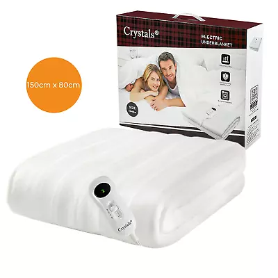 Electric Heated Under Blanket Comfort Control Fast Heat Up Cosy Warm Washable • £16.85