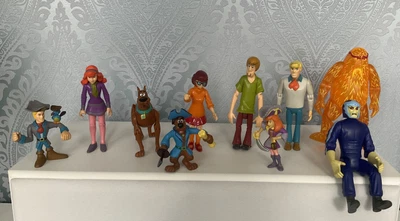 £6.50 • Buy Scooby Doo Toy Figures Shaggy Scooby Velma Daphne Fred & 2 Villain Monsters L@@k