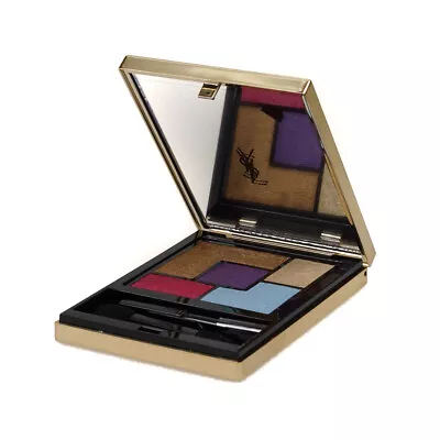 YSL Gold Pink Eyeshadow Palette 11 Ballets Russes Purple Blue Eye Shadow Compact • £28.99