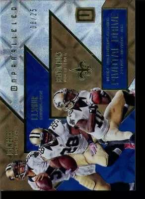 Pivotal Drive Blue Brandin Cooks C.j. Spiller Drew Brees 08/25 New Orleans Saint • $34.99