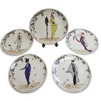 Lot Of 5 Villeroy & Boch Design 1900 Edwardian Ladies Dinner Plates Luxembourg • $149.99