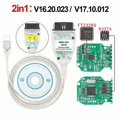 ** Mini Vci For Toyota TIS Techstream V18.00.008 Minivci FTDI For J2534 Auto Sca • $43.99