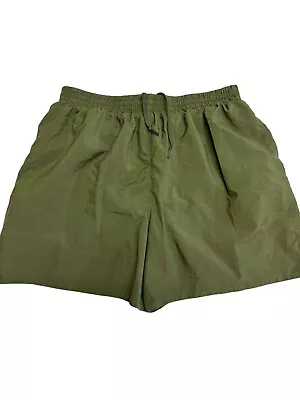 US Military Army USMC Green General Purpose PT Trunks With Briefs Men’s Size XL • $15.99