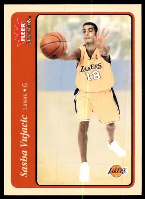 2004-05 Fleer Tradition Sasha Vujacic Rookie Los Angeles Lakers #247 • $1