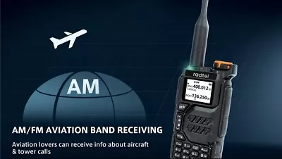 Radtel Multiband Hand-Held 5W With Airband RX - RT-590 And 50-74MHz RX • £69