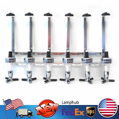 6 Bottle Liquor Dispenser Alcohol Drink Bar Beverage Whiskey Shot Stand Home • $33.25