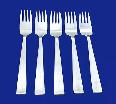 Sola CORA Holland Satin Stainless Flatware -- Set Of 5 Salad Forks • $14.99