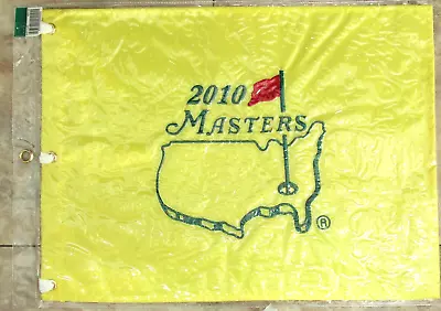 1 - 2010 AUGUSTA National MASTERS Official EMBROIDERED Pin FLAG - PHIL MICKELSON • $85