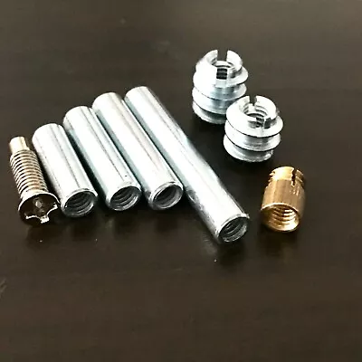 £3.49 • Buy M4 Internal Threaded Sleeve Rod Bar Stud Round Connector Nut Bolt Fixing Wood