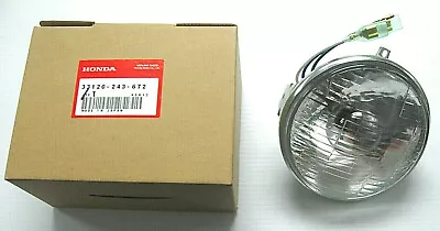 New Sealed Beam Genuine Honda Headlight 6 Volt 33120-243-672 CB100 CB125S... • $61.95