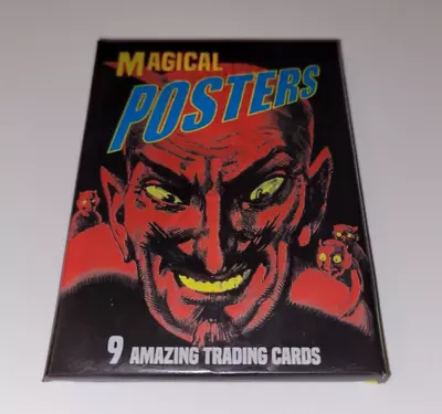 2016 MAGICAL POSTERS Unopened WAX PACK Complete Magician 9 Card Set INSIDE/ RARE • $16.99