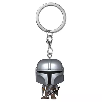Star Wars - The Mandalorian - Mandalorian With Darksaber Pocket Pop! Keychain -  • $15