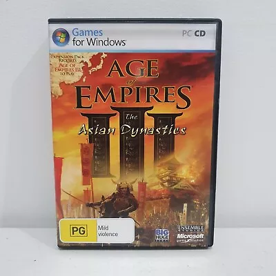 Age Of Empires 3 III - The Asian Dynasties (PC CD 2007) Expansion Pack • $17.99