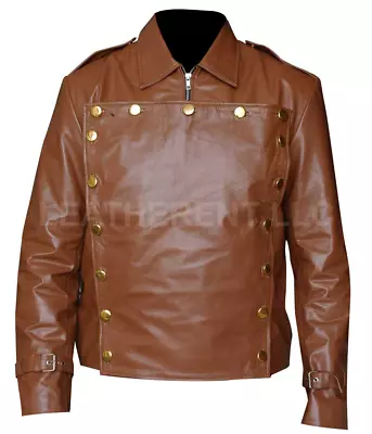 The Rocketeer Stylish Cliff Classics Wear Stylish Black Bomber Leather Jacket • $125.98