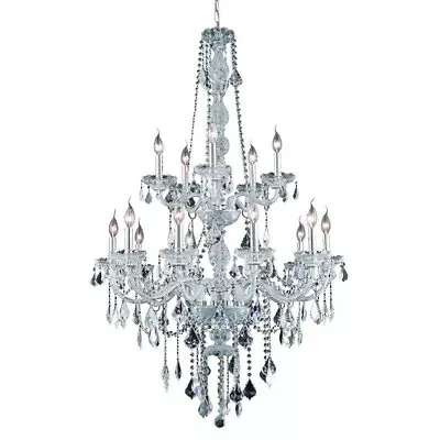 Elegant Lighting Verona 33  15 Light Royal Crystal Chandelier • $1198