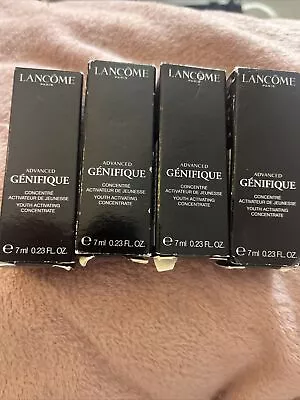 4x Lancome Advanced Genifique Youth Activating Concentrate 7ml Each (28ml) NEW • £12.99