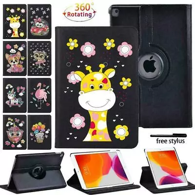 360 Rotating Leather Stand Case Cover For Apple IPad 2 3 4 5 6 7 8 9 Mini 12345 • £3.99