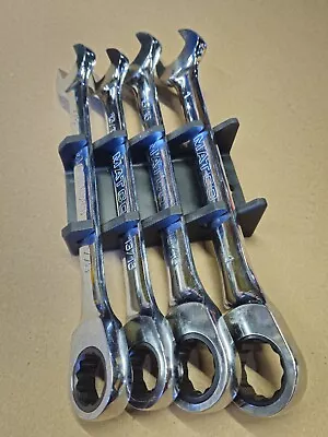 Matco 4 PIECE 72 TOOTH SAE COMBINATION RATCHETING WRENCH SET Part No. S7GRC • $109.95