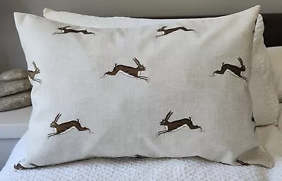 Handmade Ashley Wilde Rabbit Fabric Cushion Cover 60x40  NEW • $30