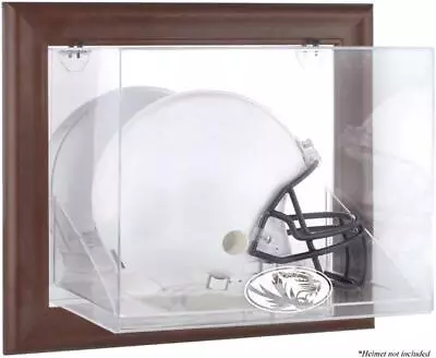 Missouri Tigers Brown Framed Wall-Mountable Helmet Display Case • $149.99