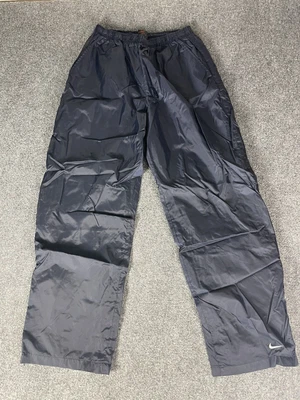 $19.99 • Buy Vintage Nike Track Pants Navy Windbreaker Mesh Lined Mens Size Large